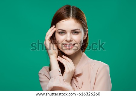 portrait woman smiling 