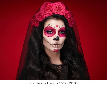 17,085 Skull face girl makeup Images, Stock Photos & Vectors | Shutterstock