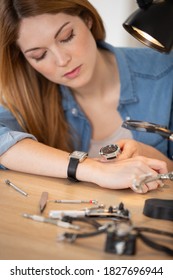 Portrait Of A Woman Watchmaker