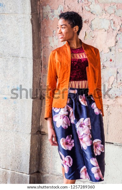 Portrait Young African American Woman New Stock Photo Edit Now
