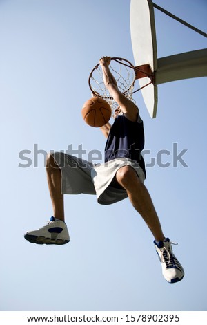 Similar – Image, Stock Photo hooped Basketball