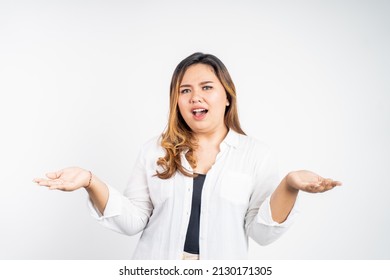 Portrait Of Young Asian Woman Unhappy And Angry