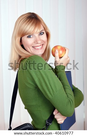 Similar – A hungry woman looks in the fridge