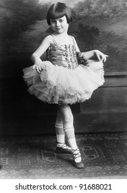 Portrait of young ballerina