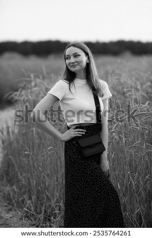 Similar – woman, smile, glasses, nature