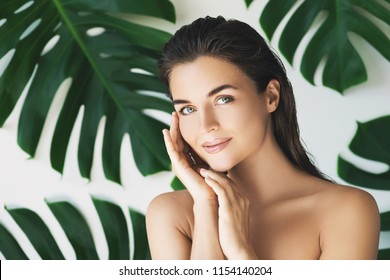 Portrait Young Beautiful Woman Perfect Smooth Stock Photo (Edit Now ...