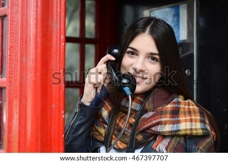 Similar – Image, Stock Photo Phone booth