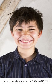 Portrait Of A Young With A Big Smile