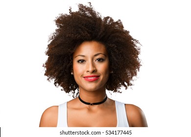portrait of a young black woman