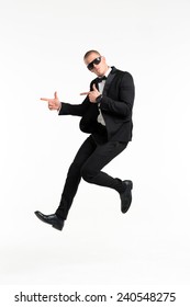 Portrait Of Young Business Man, Isolated Over White Background