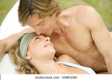 Mans chest kissing woman 31 Erogenous
