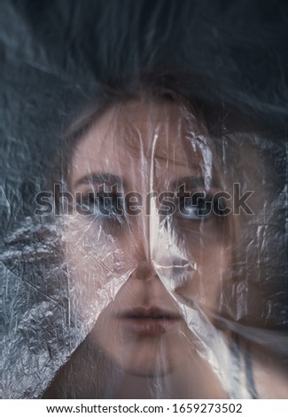 Similar – Image, Stock Photo he sees you… Human being