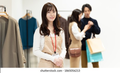 Portrait Of Young Female Salesperson At The Boutique