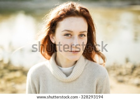 busty redheads outdoors Busty redheads outdoors