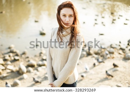 busty redheads outdoors Busty redheads outdoors