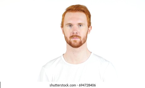 Portrait, Young Handsome Red Head Man