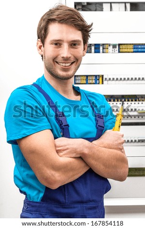 Similar – Image, Stock Photo control box