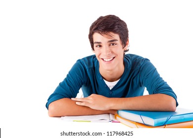 Portrait of a young happy student