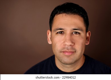 Portrait Of A Young Hispanic Man