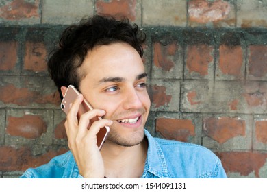 Portrait Young Latin Man Talking On Stock Photo 1544091131 | Shutterstock