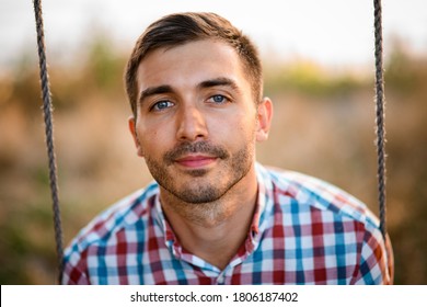 Dark Hair Blue Eyes Man Images Stock Photos Vectors Shutterstock