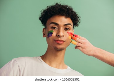 black gay men flag