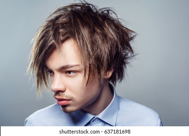 Wavy Messy Hair Images Stock Photos Vectors Shutterstock