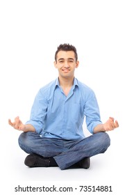 24,815 Lotus Position Man Images, Stock Photos & Vectors 