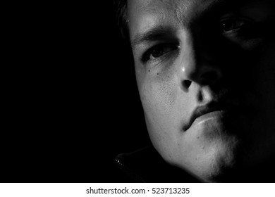 Portrait Young Man Monochrome Stock Photo 523713235 | Shutterstock