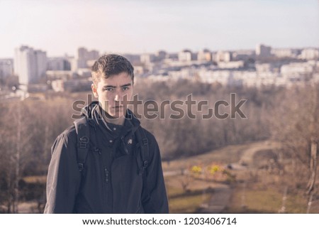 Similar – Foto Bild Porträt im Herbst