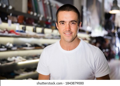 Portrait Of Young Man In Streetwear Store