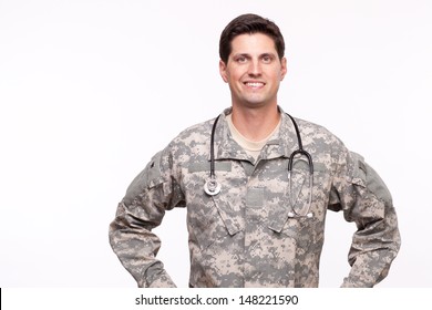 Portrait Of A Young Military Doctor 