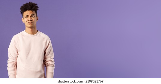 Portrait Young Reluctant Displeased Man Having Stock Photo 2199021769 ...