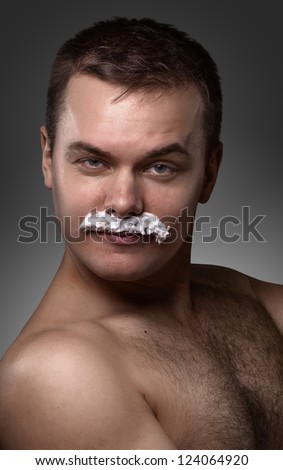 Sexy man without cloth