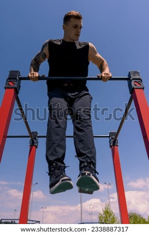 Similar – lovely little girl on a children’s slide