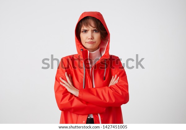 Portrait Young Unhappy Rainy Weather Nice Stock Photo Edit Now