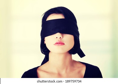 Portrait Of The Young Woman Blindfold