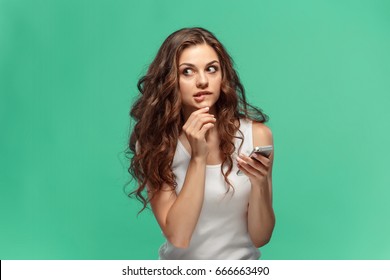 Portrait Of Young Woman With Shocked Facial Expression