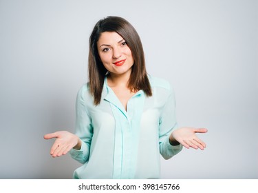 Portrait Of A Young Woman Weighing Options