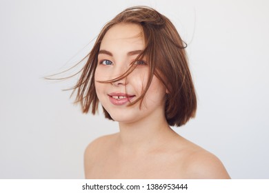 Portrait Of The Young Women With Diastema