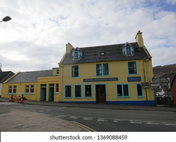 Portree. Isle Of Skye. Scotland. March. 05. 2013. Independent Backpackers Hostel 