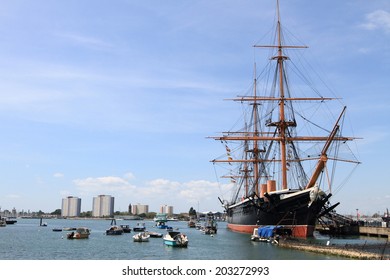 Portsmouth Harbour, England 