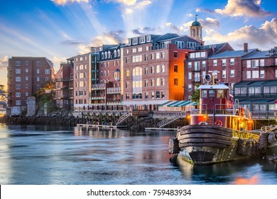 Portsmouth, New Hampshire, USA town cityscape. - Powered by Shutterstock