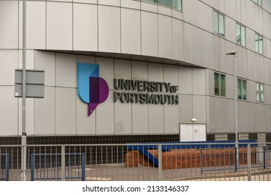 Portsmouth, UK- March 05 2022: A Building Belongs University Of Portsmouth