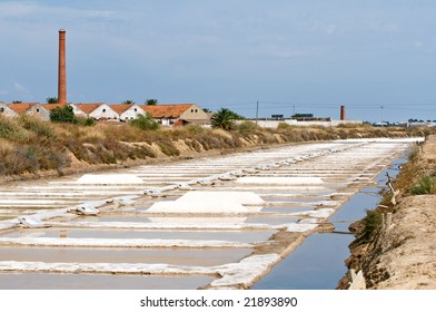 Portugal, Algarve. Saline Marshes In Tavira.