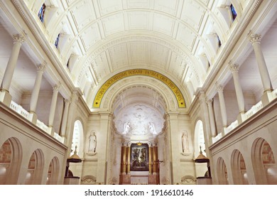 Portugal, Fàtima, December 2019
interior of the Sanctuary of Fátima, located in Cova da Iria on the site of the apparitions of Mary, mother of Jesus, to three young shepherds in 1917