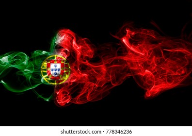 Portugal Flag Smoke