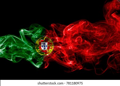 Portugal Flag Smoke