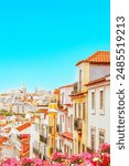 Portugal - Lisbon Cityscape - Colorful buildings at Lisboa old town.