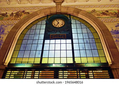 Portugal, Porto, December 2019
Interior Of The São Bento Train Station In The City Of Porto